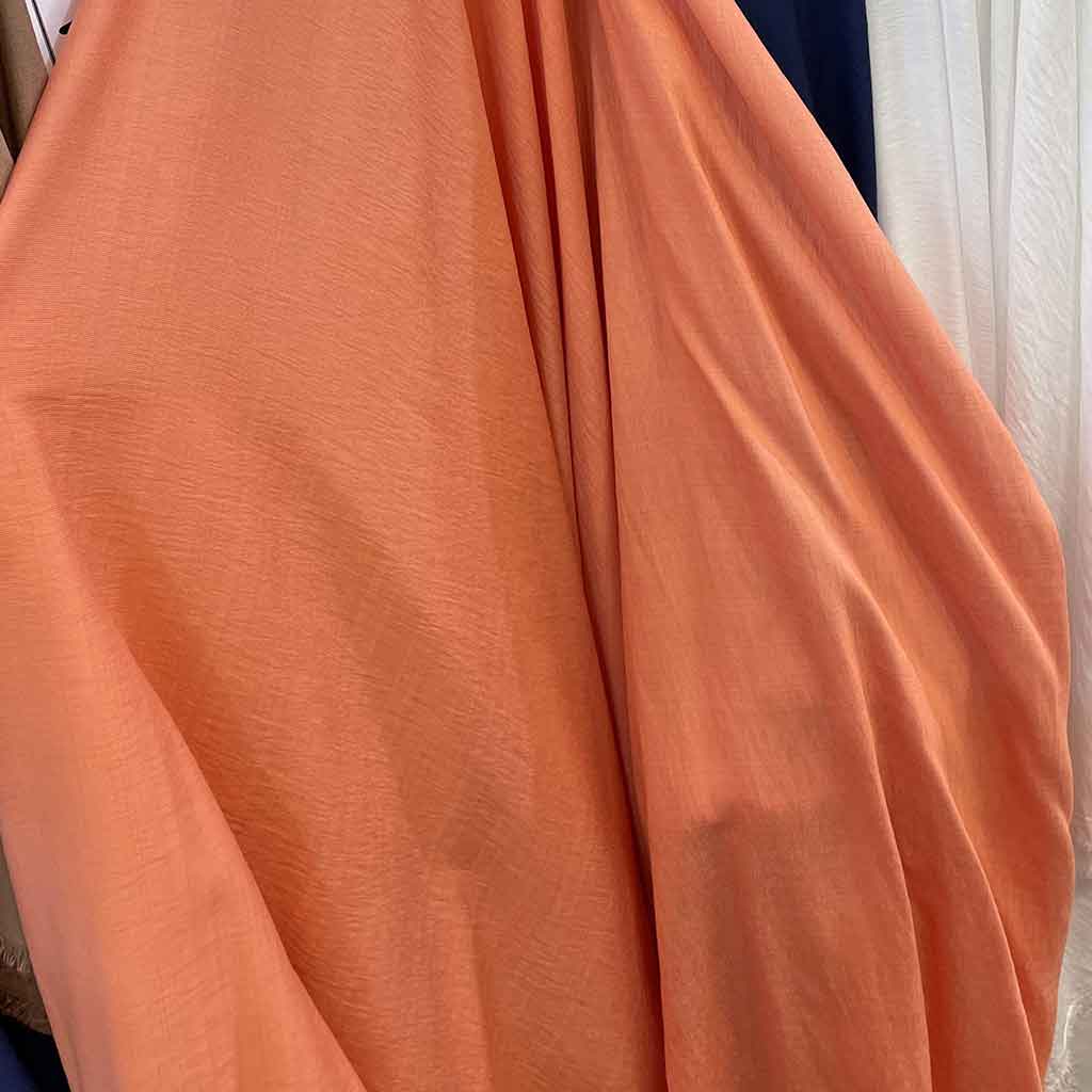 پارچه کرسپو ساده هلویی