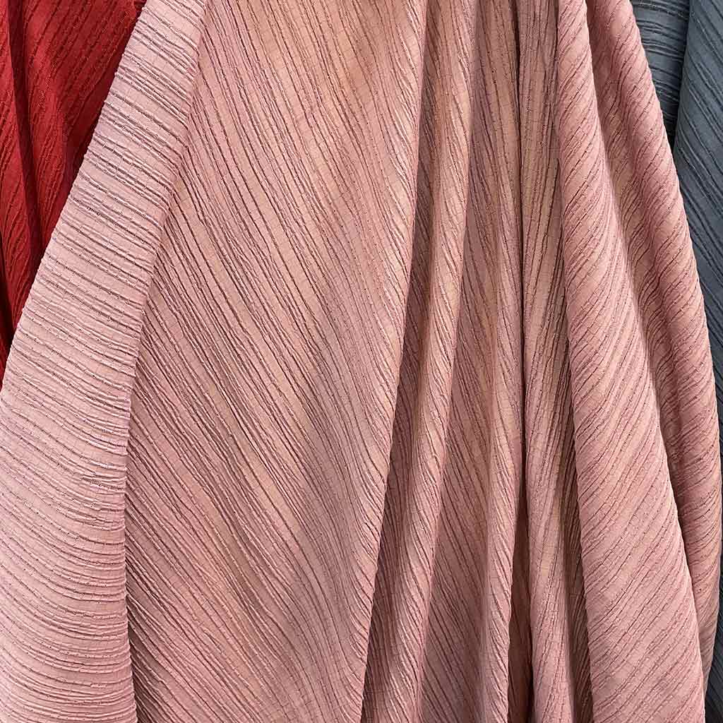 پارچه دلتا کراش صورتی ساده