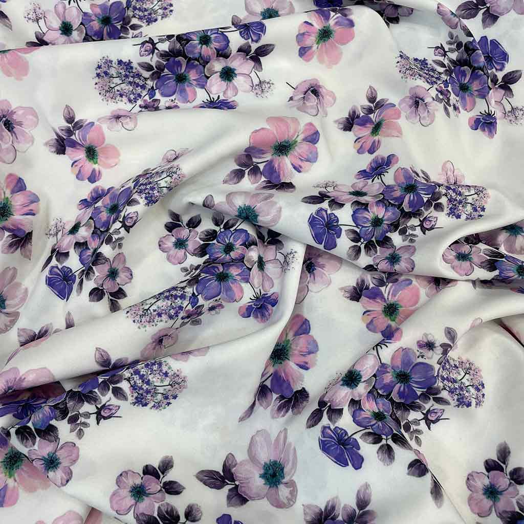 پارچه کرپ بوگاتی سفید