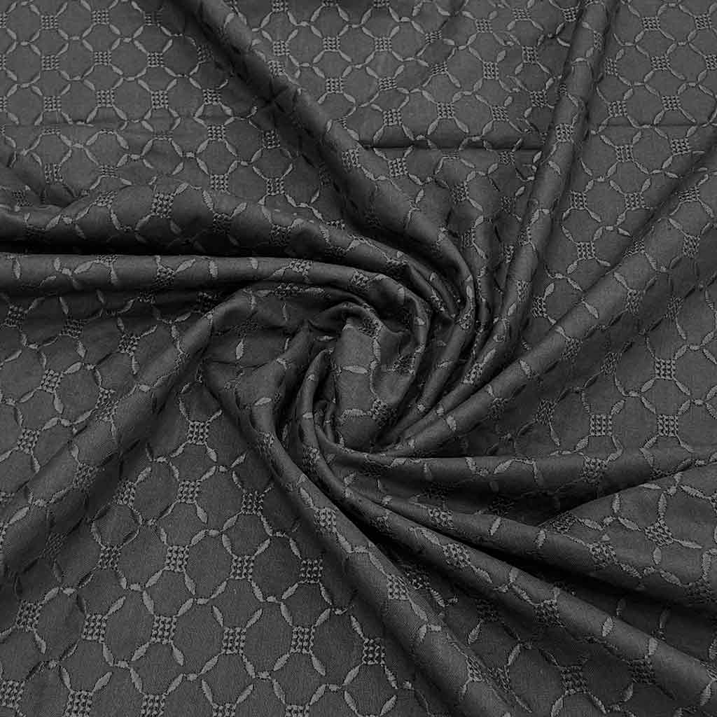 پارچه خامه دوزی امبرودی مشکی