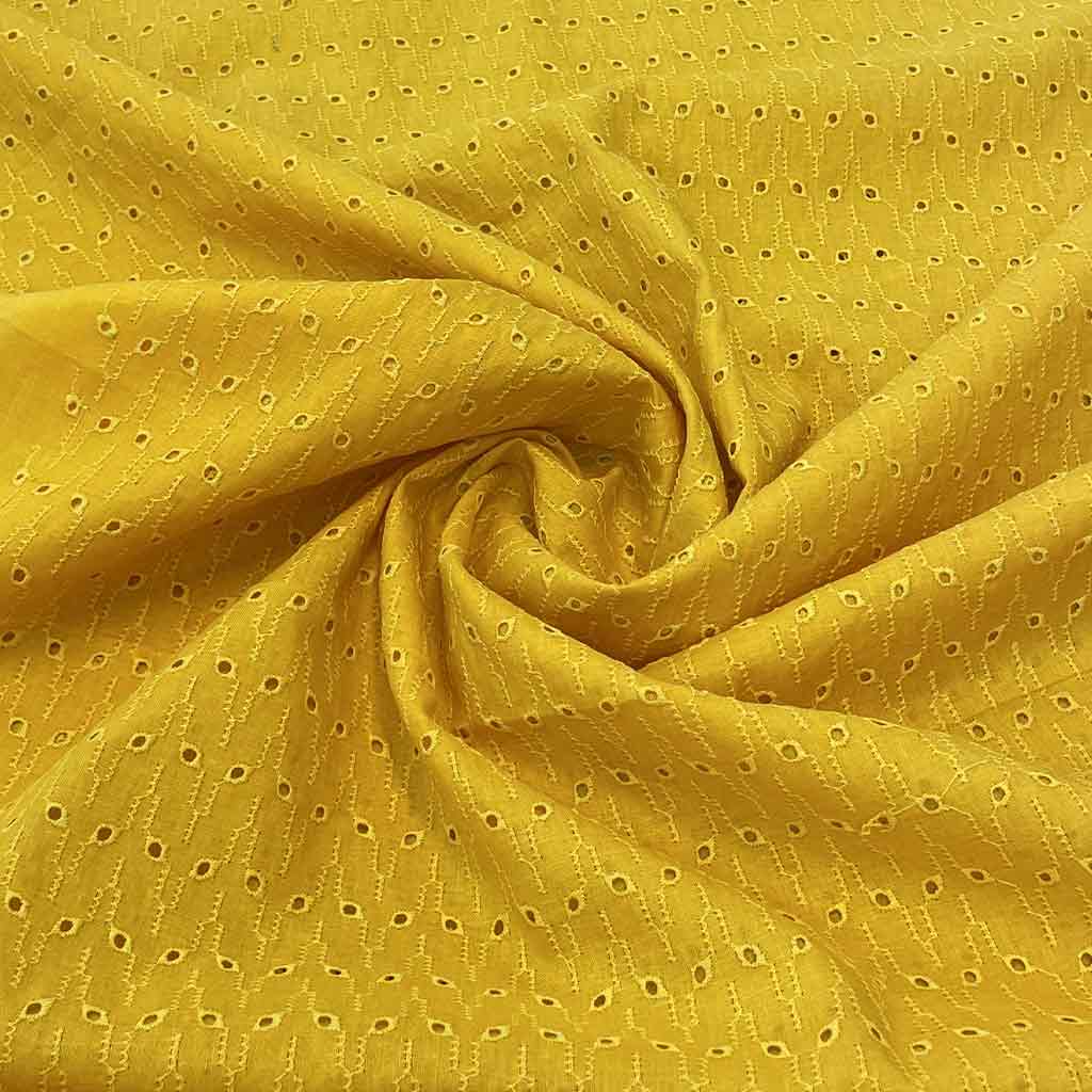 پارچه خامه دوزی امبرودی طلایی