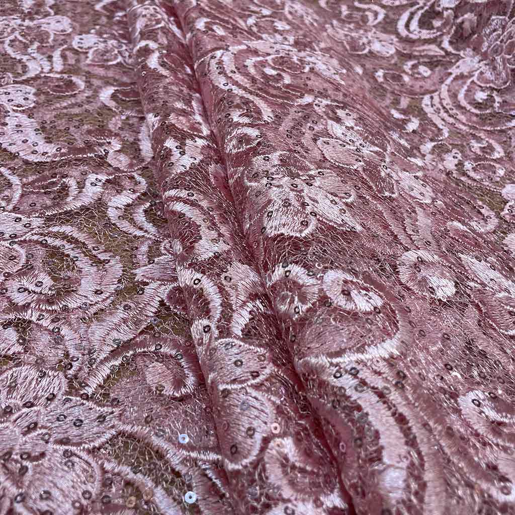 پارچه گیپور گل برجسته مجلسی