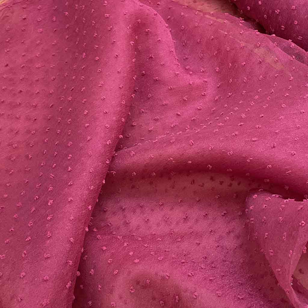 پارچه تور آدامسی بنفش