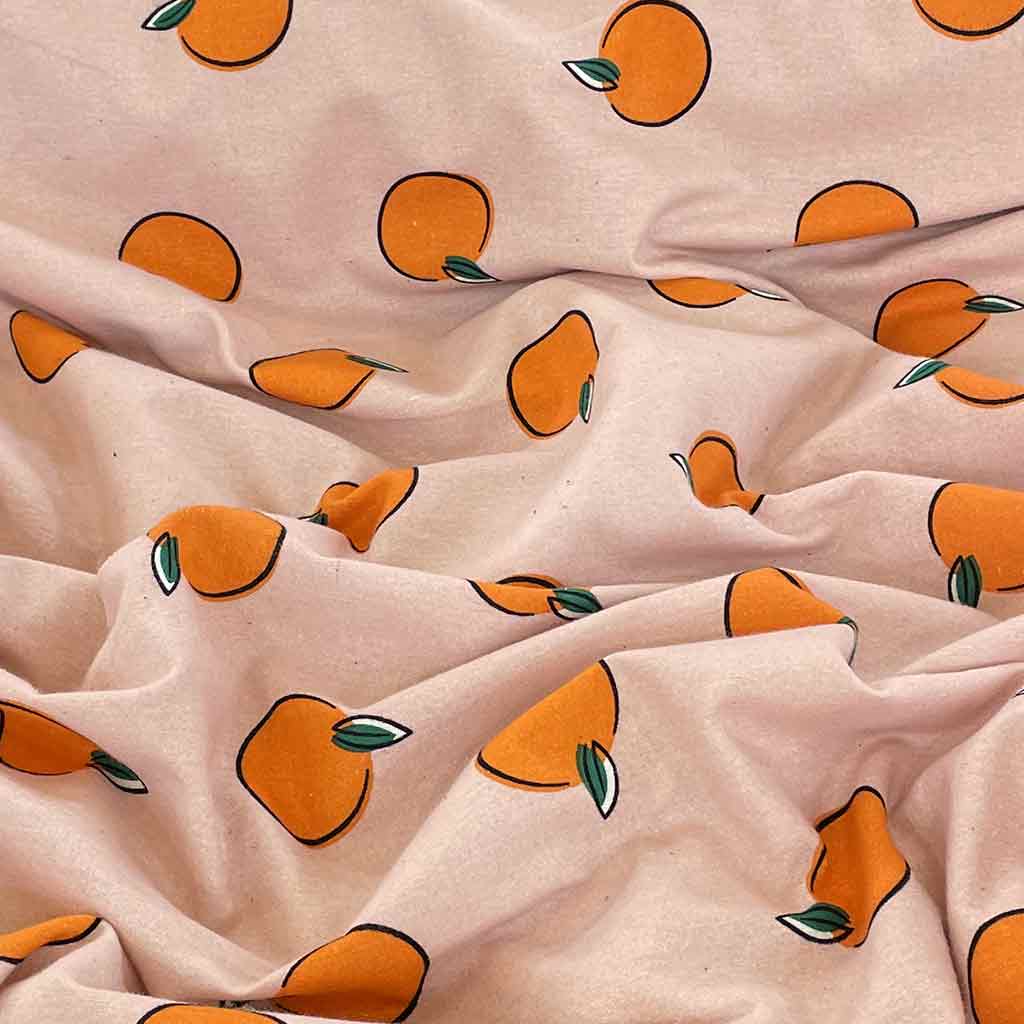 پارچه لینن طرح پرتقال
