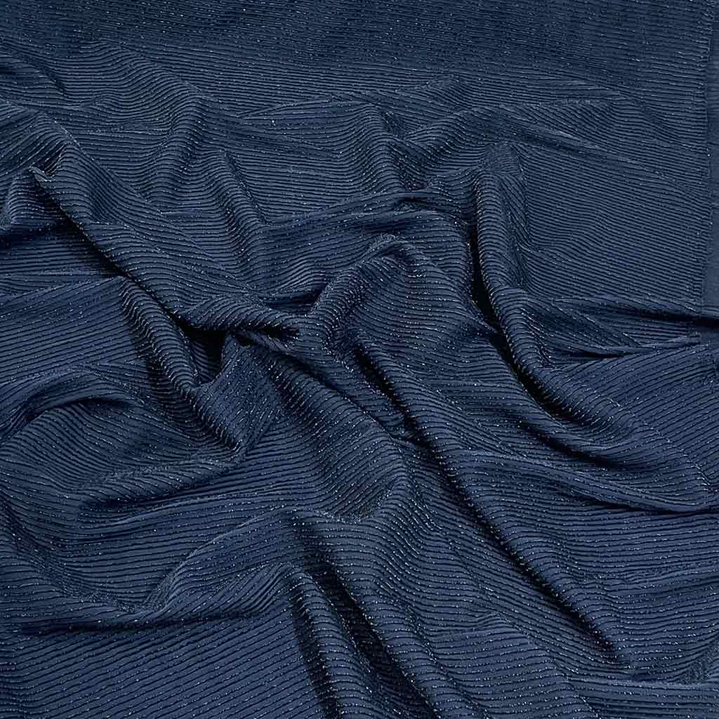 پارچه لمه ساده سورمه ای سیر