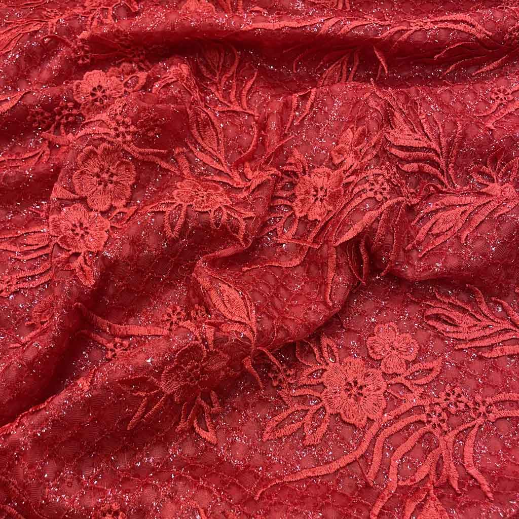 گیپور گل برجسته مجلسی قرمز