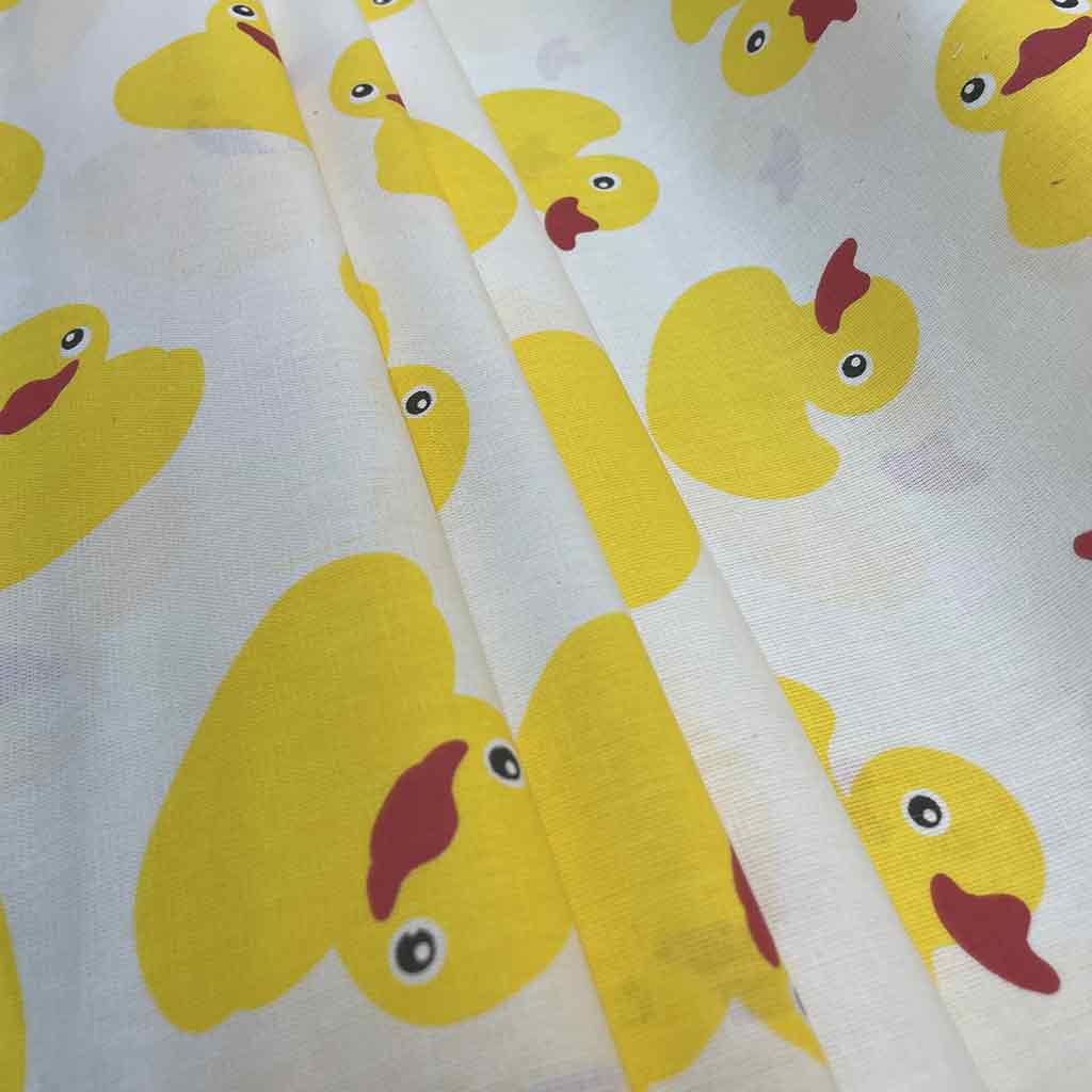 پارچه ملحفه ای طرح اردک زرد