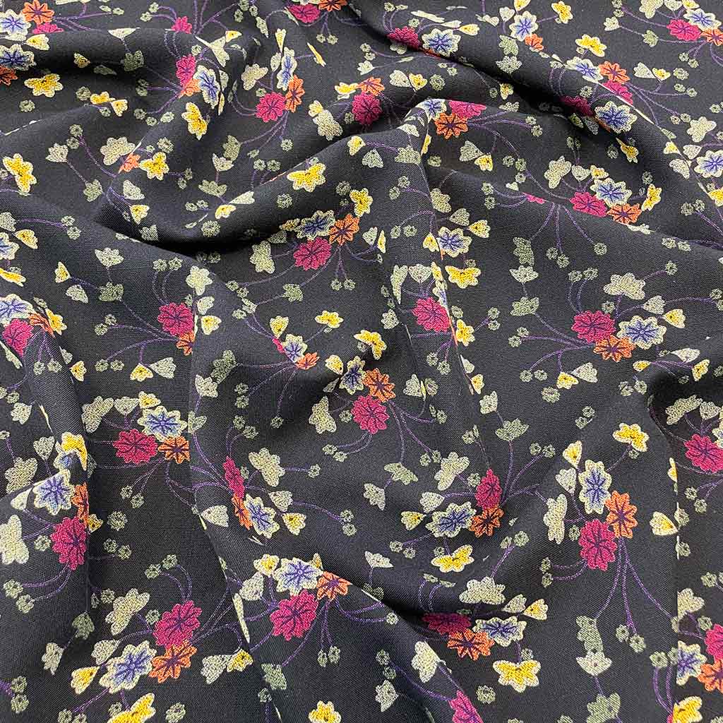 پارچه بزمک گل ریز رنگی