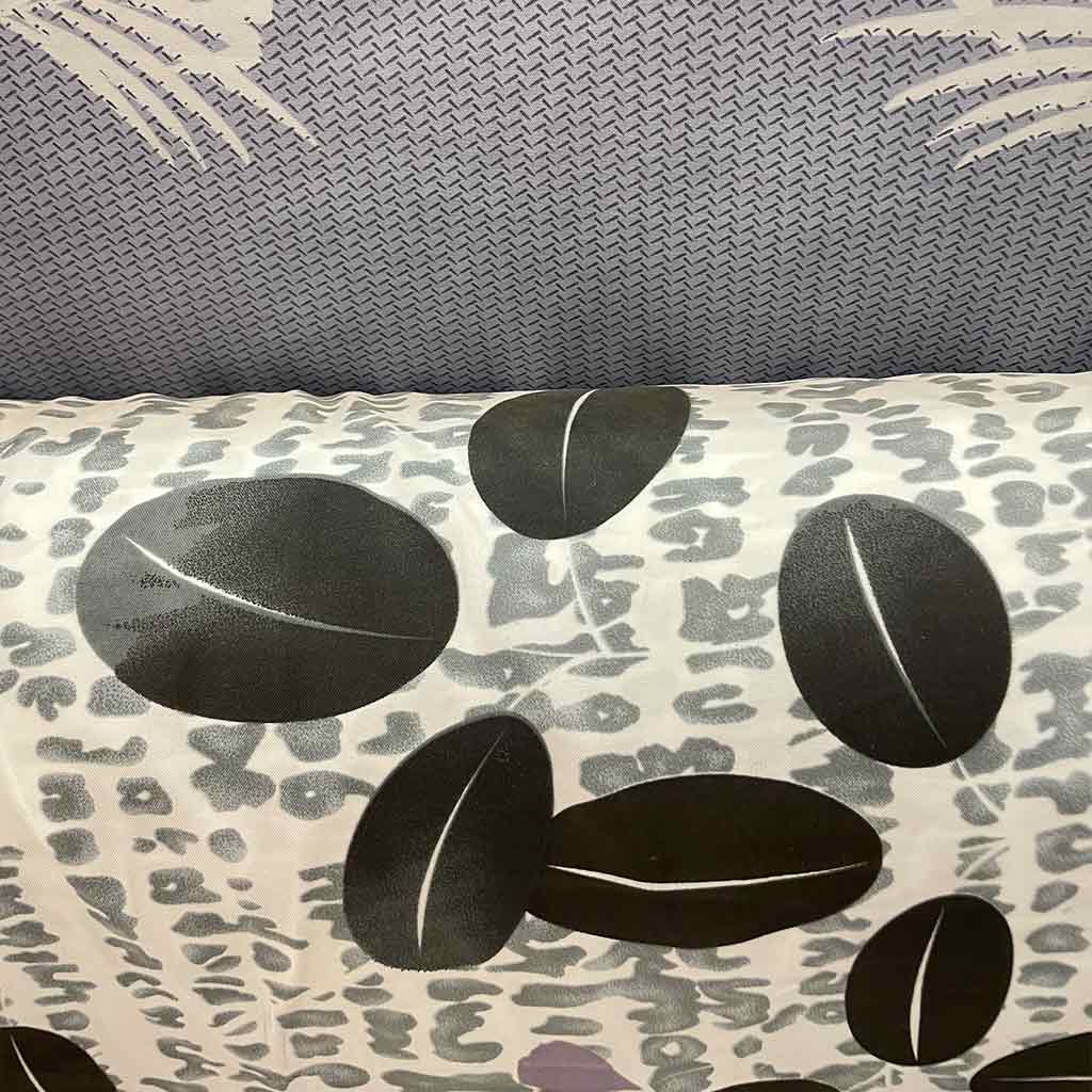 پارچه ملحفه ای پلنگی گلدار