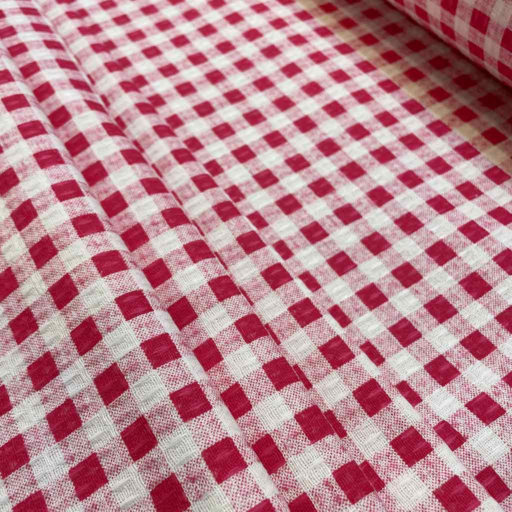 پارچه آشپزخانه ای طرح 4 خانه شفقی