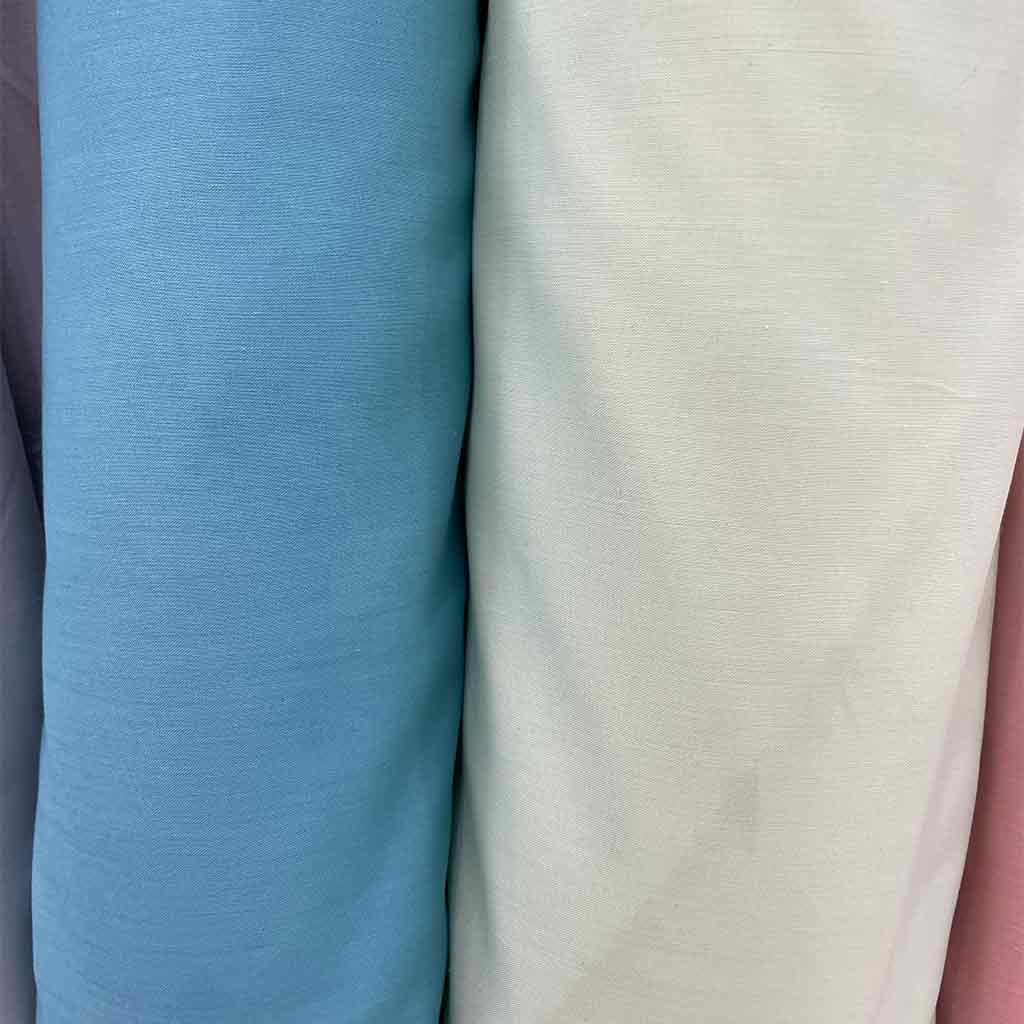 پارچه تترون عرض 3 رنگ سبز پاستلی