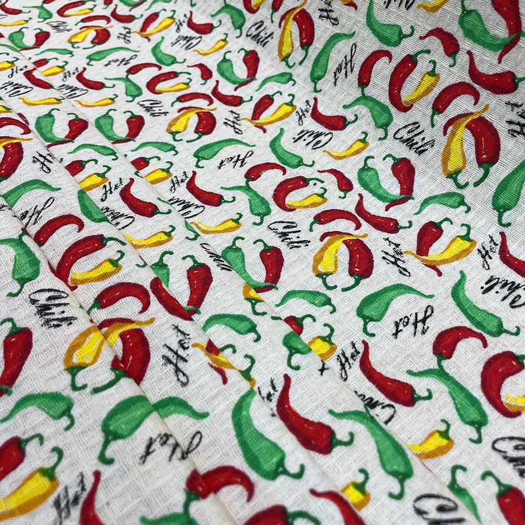 پارچه آشپزخانه ای طرح چیلی