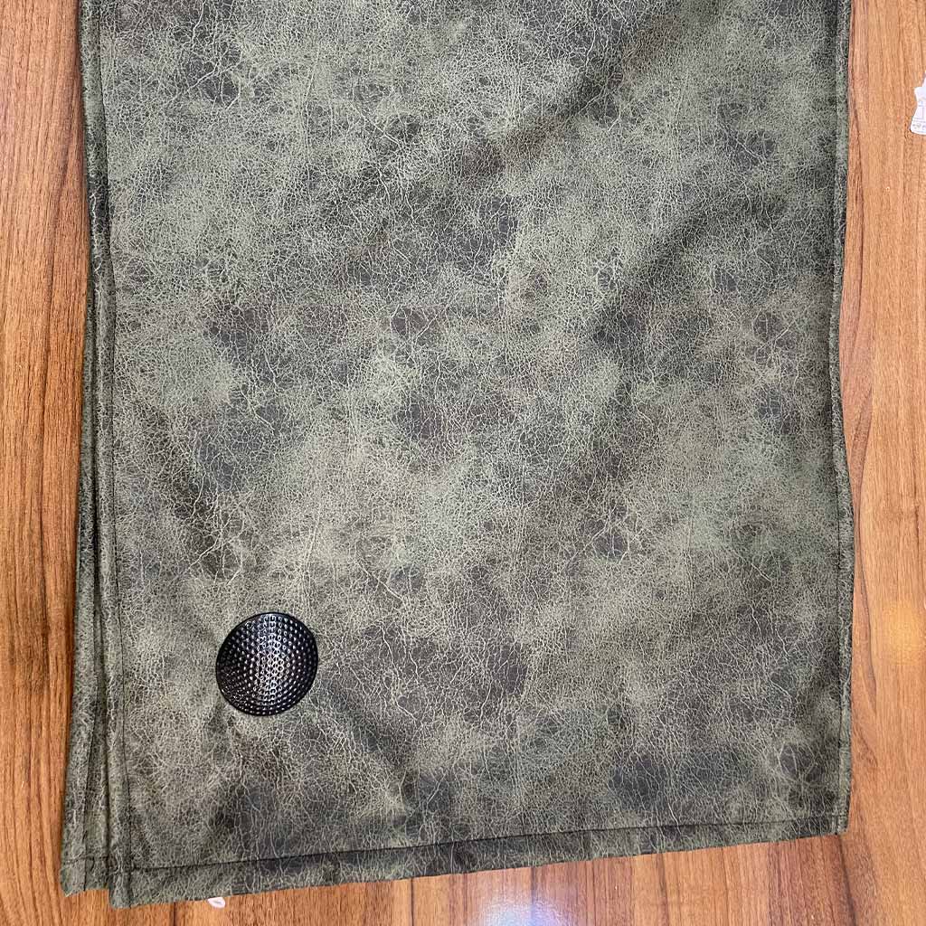 روبالشتی طرح چرم سبز