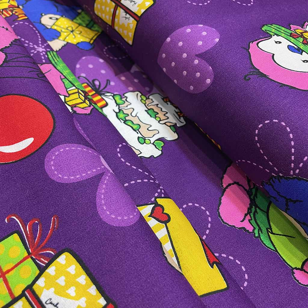 پارچه ملحفه ای طرح کریسمس