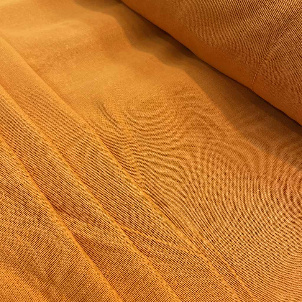 پارچه لنین نچرال نارنجی