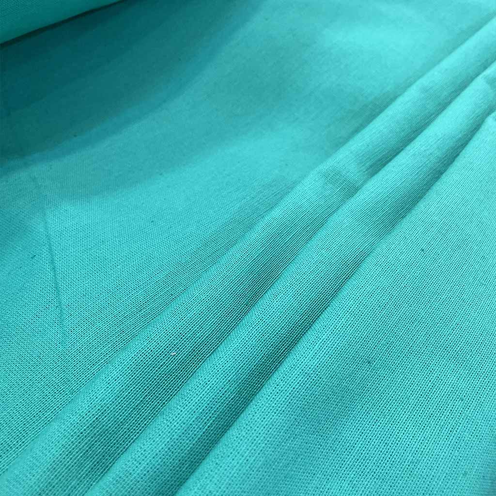 پارچه لنین نچرال سبزآبی