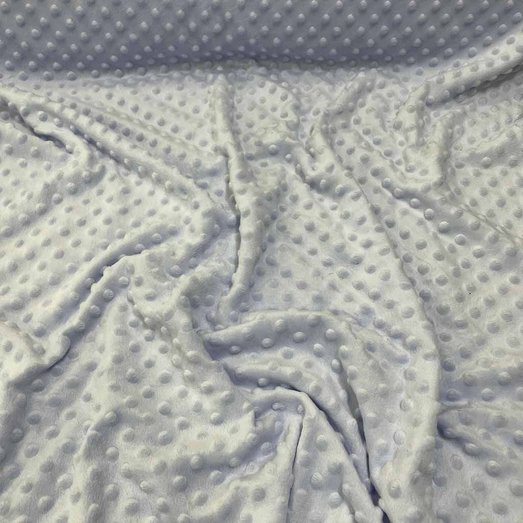 پارچه حوله ای توپی آبی کم رنگ