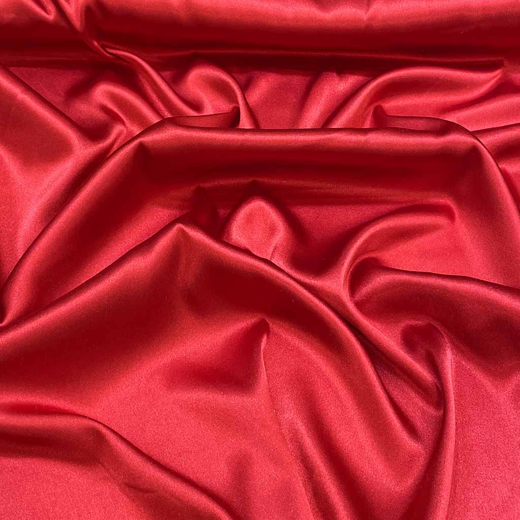 پارچه ساتن مرلین قرمز