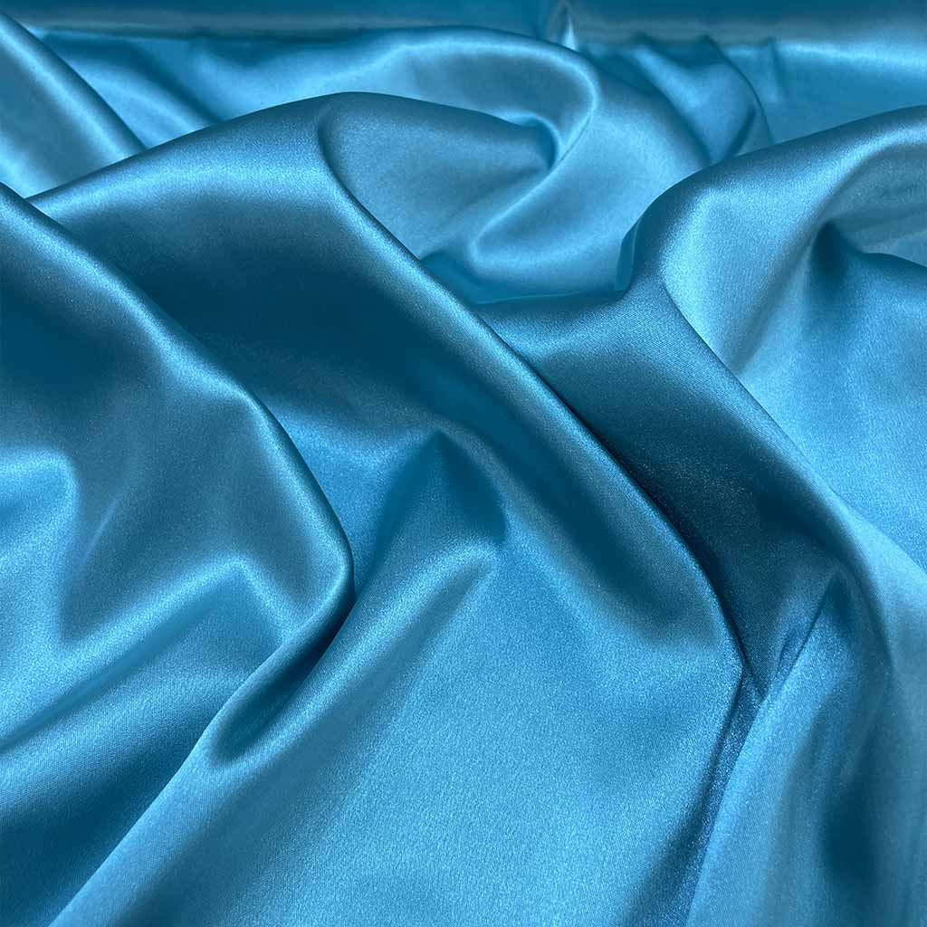 پارچه ساتن مرلین آبی