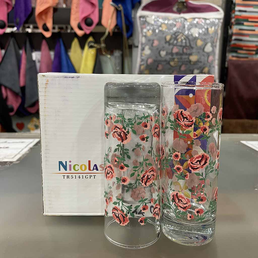 لیوان طرحدار بلور نیکولاس برند کاوه