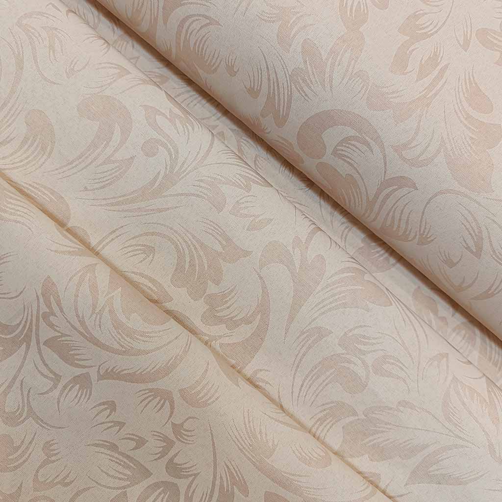 پارچه ملحفه ای تک رنگ طرح برگ