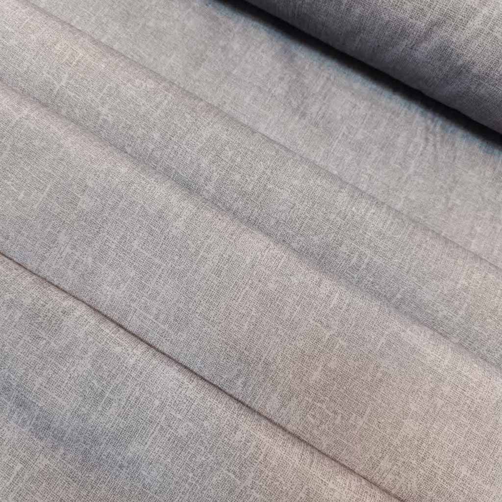 پارچه ملحفه ای کتان طوسی تیره