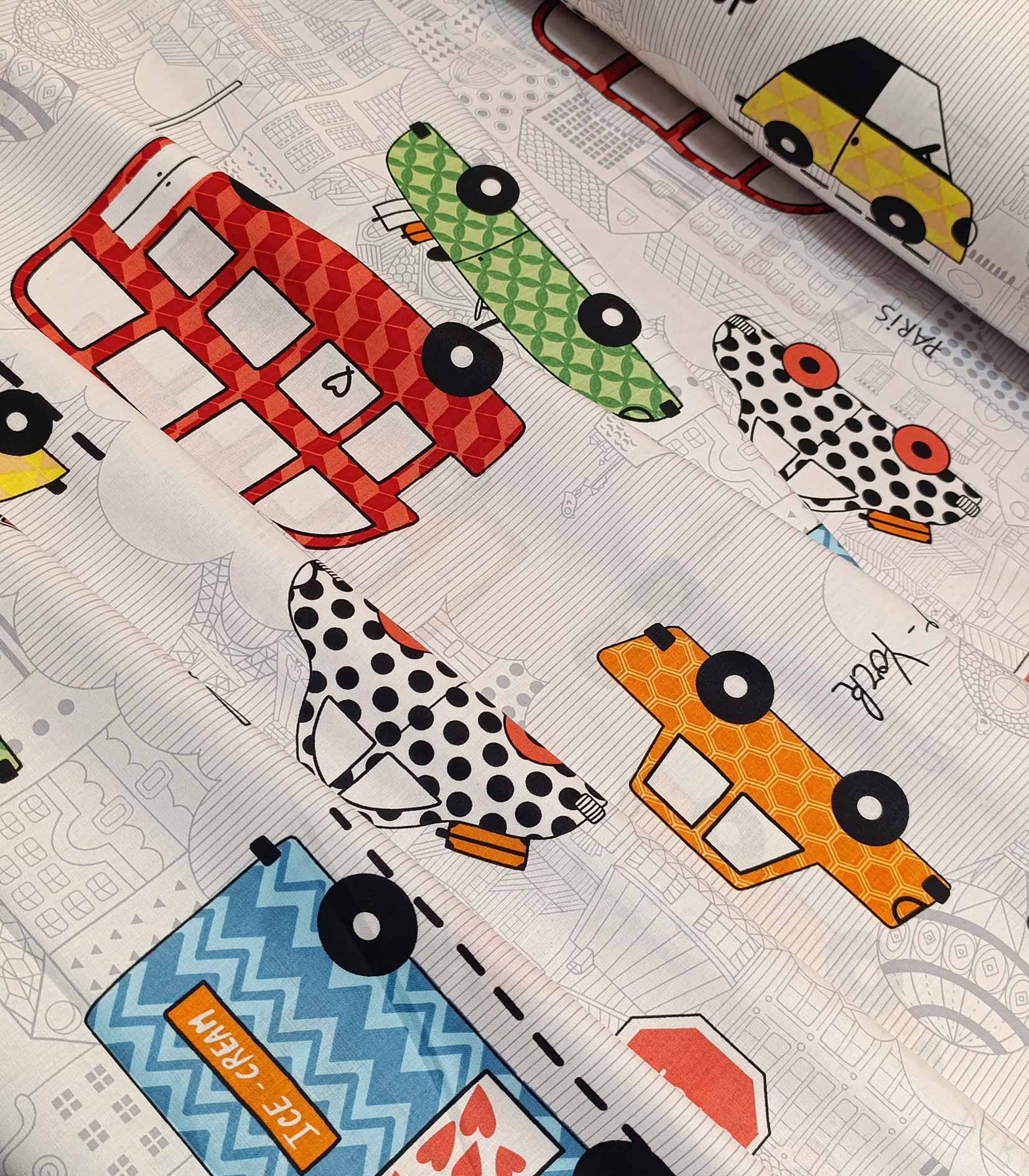 پارچه ملحفه ای ماشین رنگی