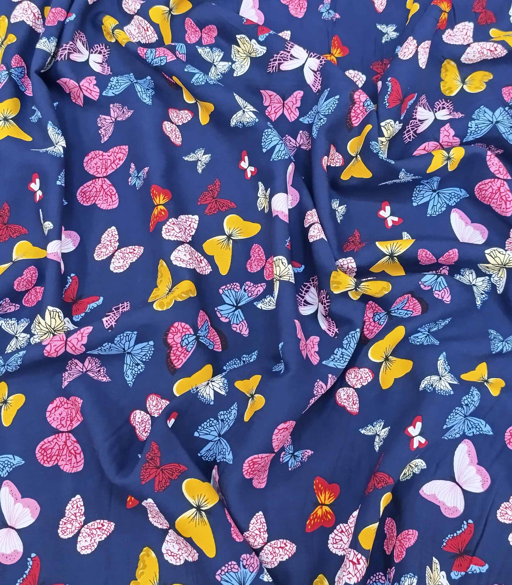 پارچه نخی طرح پروانه