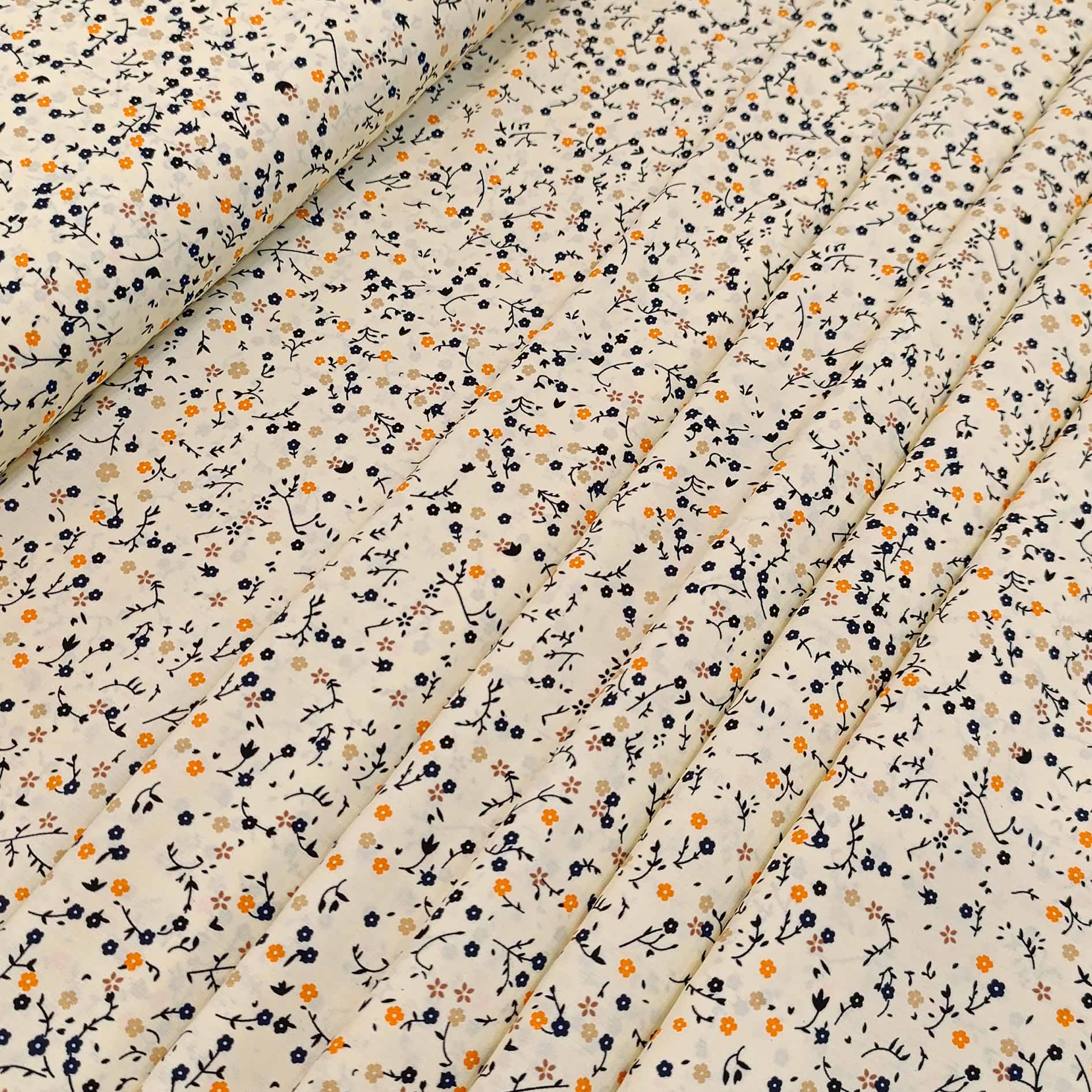 پارچه نخی گل ریز