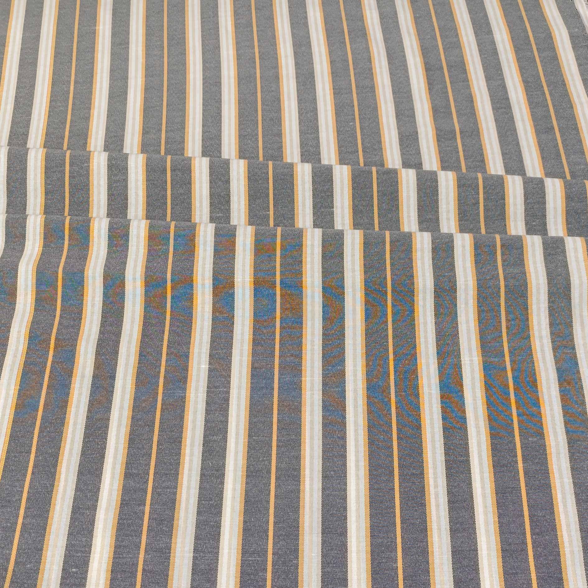 پارچه لنین نچرال راه راه